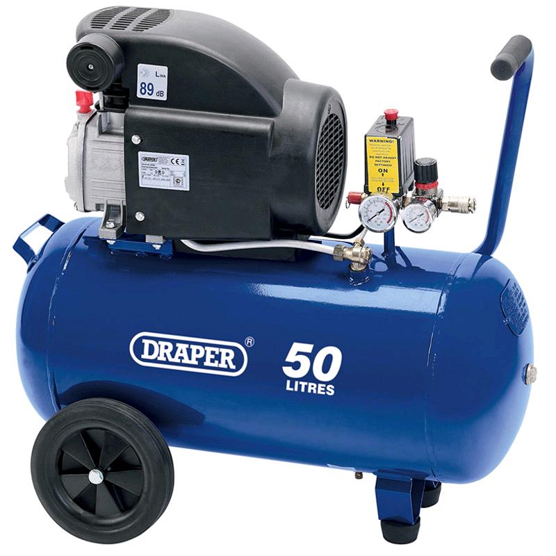 Draper 50Ltr 2HP Air Compressor 