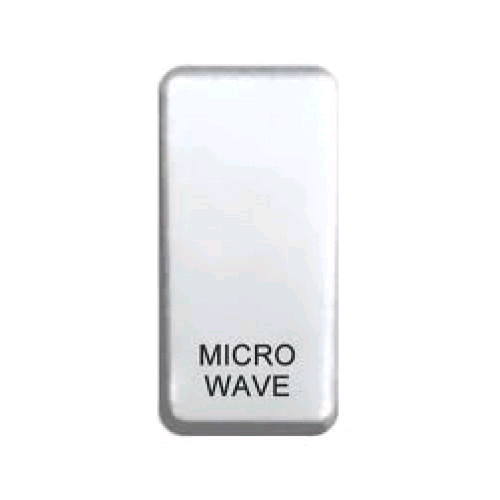 BG Grid Switch Rocker MICROWAVE White