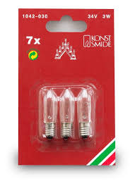 KONSTSMIDE Replacement Bulbs for Wekcome Lights (Christmas Arch Lights) 3pk