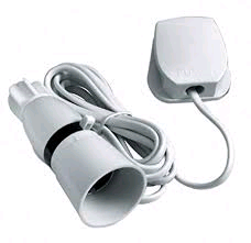 Lyvia Switched Bottle Lamp Adaptor c/w White Flex & Plug 