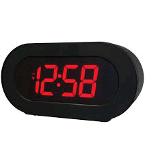Acctim Colorado LED Alarm Clock No Radio x 2 USB Ports 