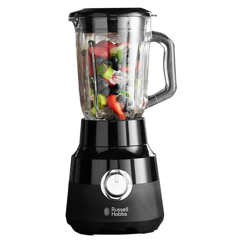 Russell Hobbs Desire Jug Blender1.5L Smoothie Maker and Soup Liquidiser, Matte Black, 650 W