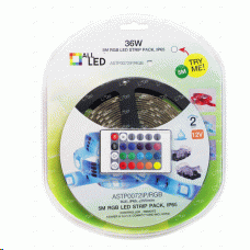 All LED IP65 LED Strip 7.2W/Mtr RGB 5Mtr