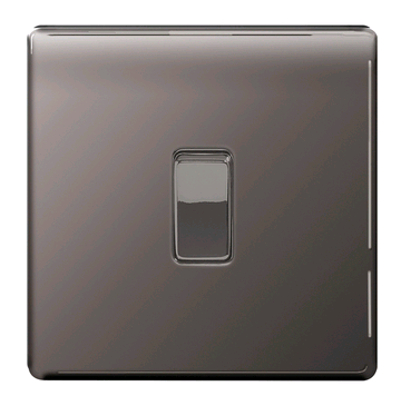 BG 1gang Black Nickel Switch