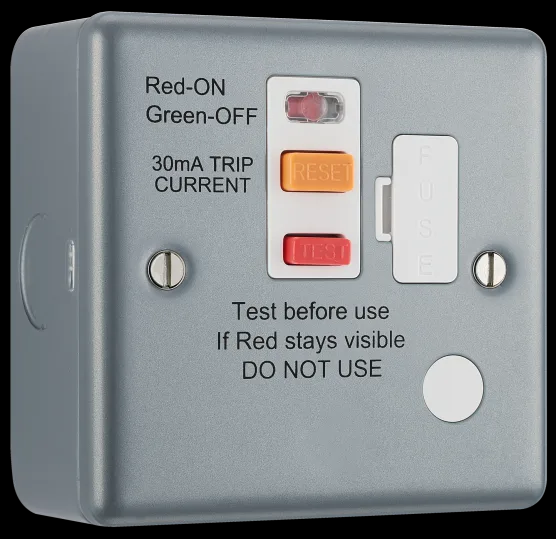 BG Metal Clad RCD Fused Spur