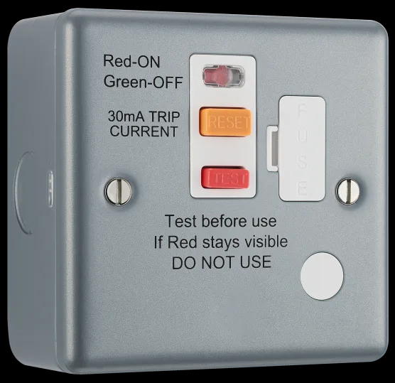 BG Metal Clad RCD Fused Spur 