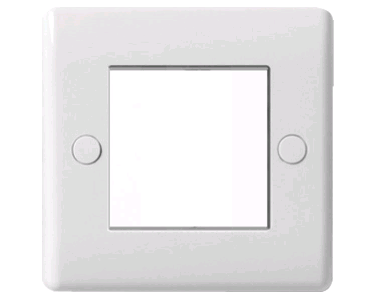 BG Euro Module 2 Gang Front Plate