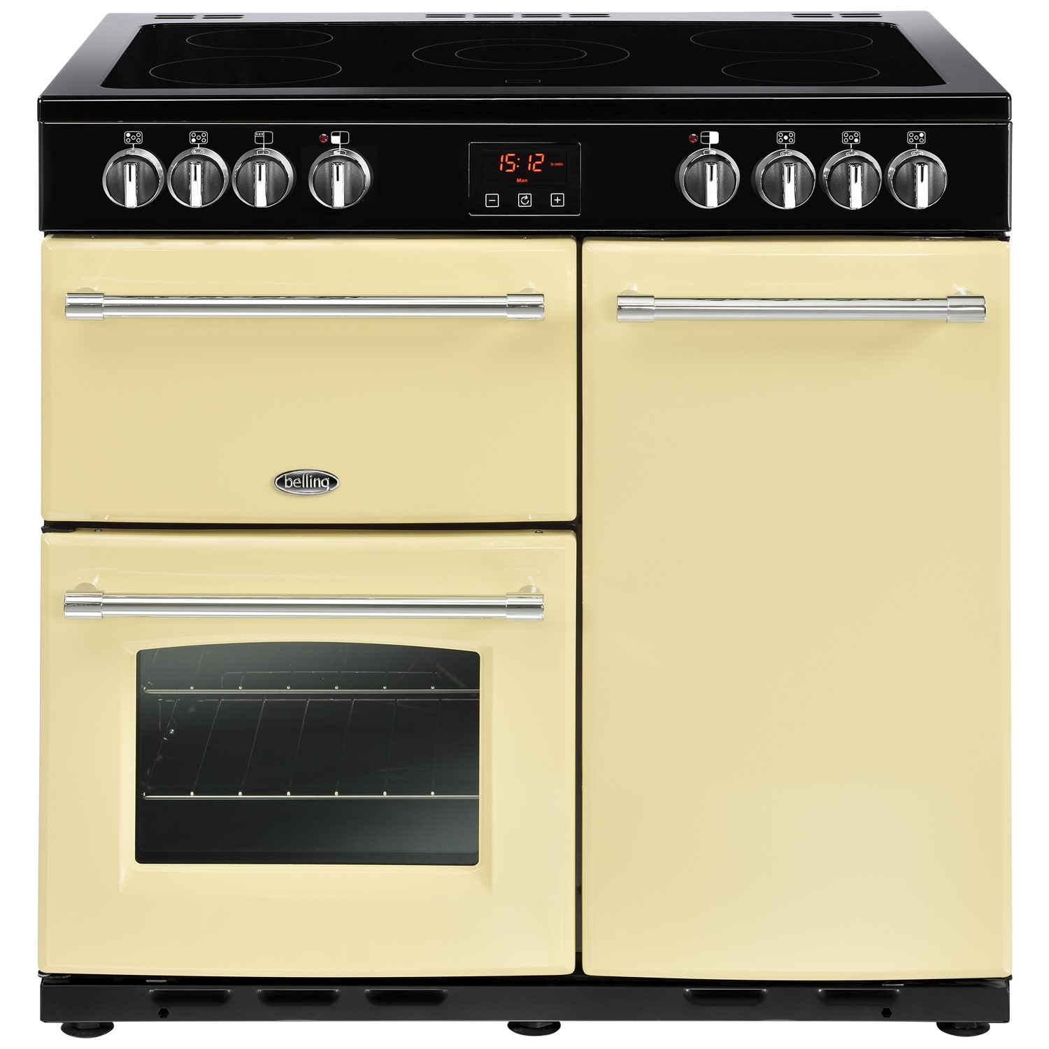 Belling Farmhouse 90E Ceramic Cooker 90E 444444126 Cream