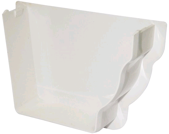 Floplast Niagara Internal R/H Stopend White