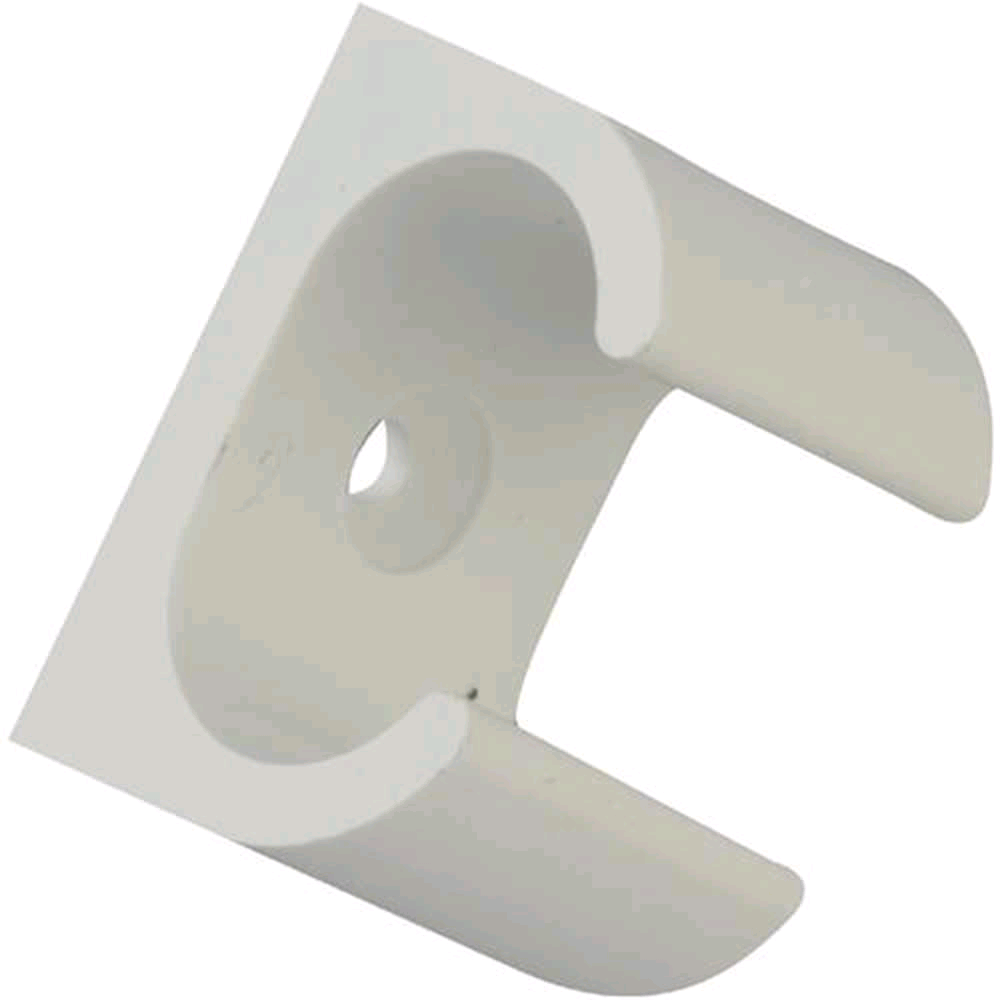 Falcon Oval Spring Clip 25mm White 