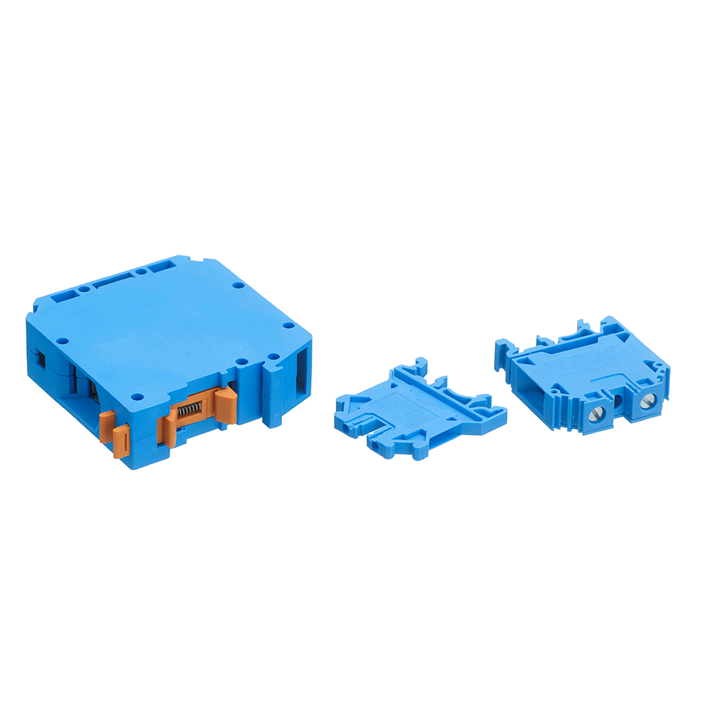 Europa 4mm Blue Din Rail Terminal