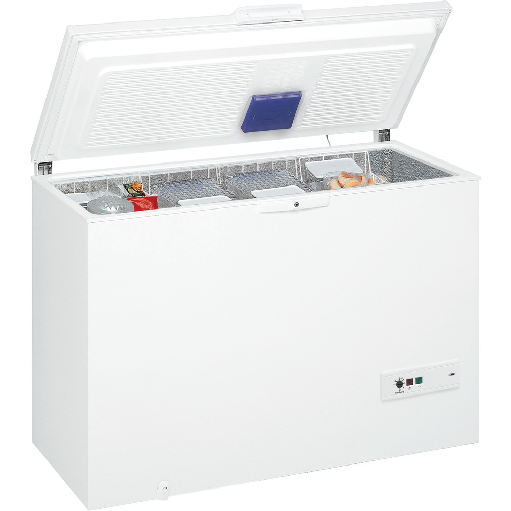 Whirlpool WHM46122  437 Litre Chest Freezer 140.5cm Chest Freezer in White 
