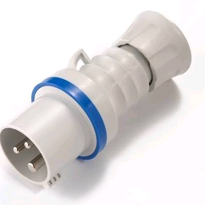 Gewiss 32a 240V 2P + E Plug IP44/IP54 Commando Industrial Plug