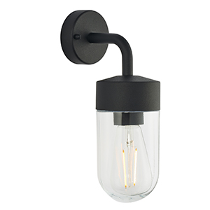 Saxby North Wall Black Fitting 40W IP44
