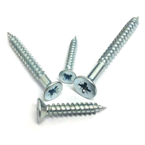 Woodscrews Pozi No8 1 1/2" (Box 200) 