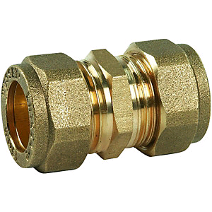 Copper Coupler 15mm Compression