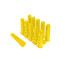 Rawl Plug Yellow 100pk