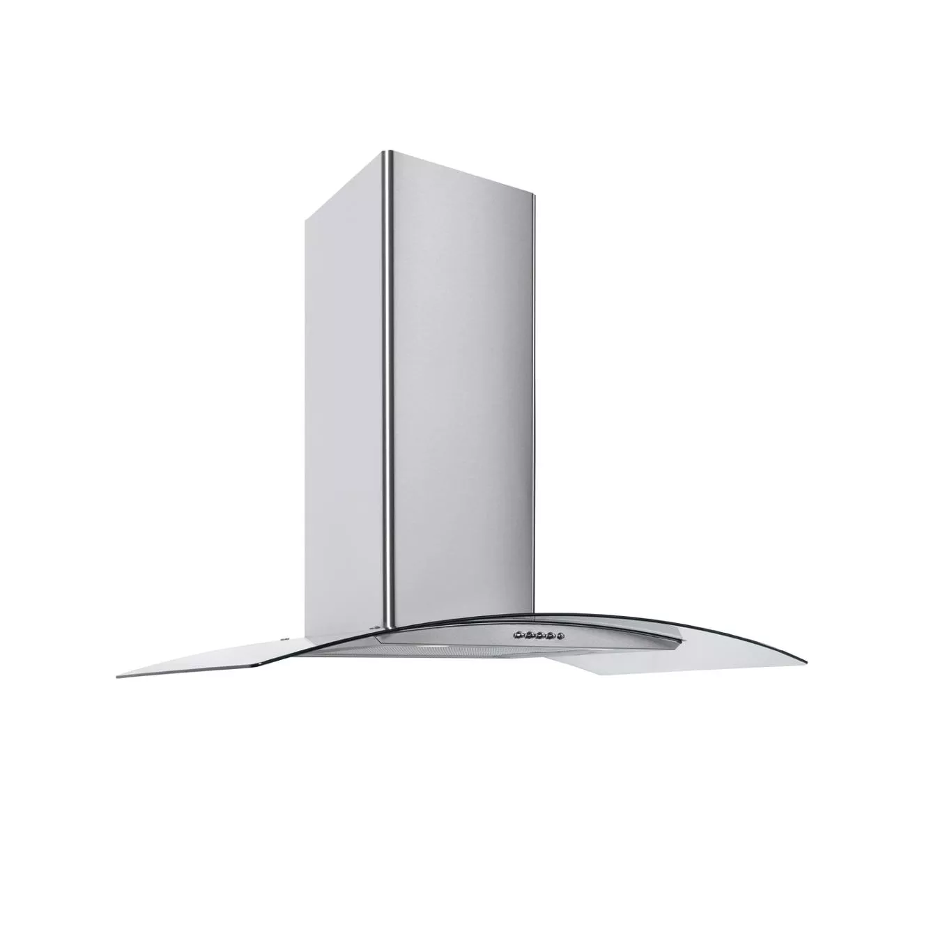 Culina CG60SSPF 60cm Curved Glass Chimney Hood (Stainless Steel)