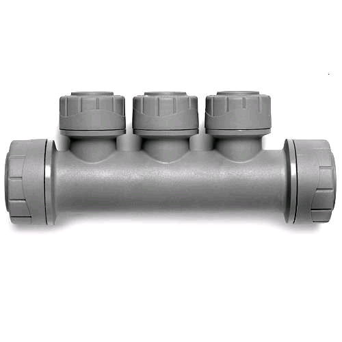 Polypipe PolyPlumb Single Sided Manifold 22x10 4port Skt/Skt