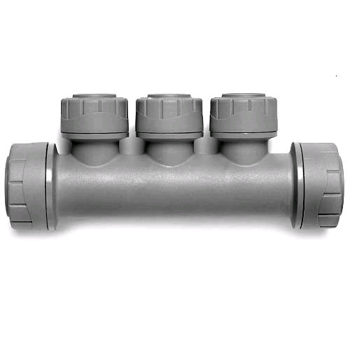 Polypipe PolyPlumb Single Sided Manifold 22x10 4port Skt/Skt 