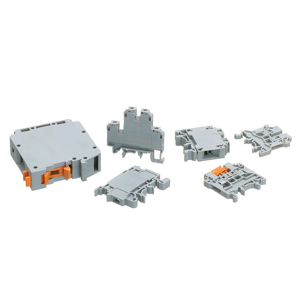 Europa 2.5mm Grey Din Rail Terminal 