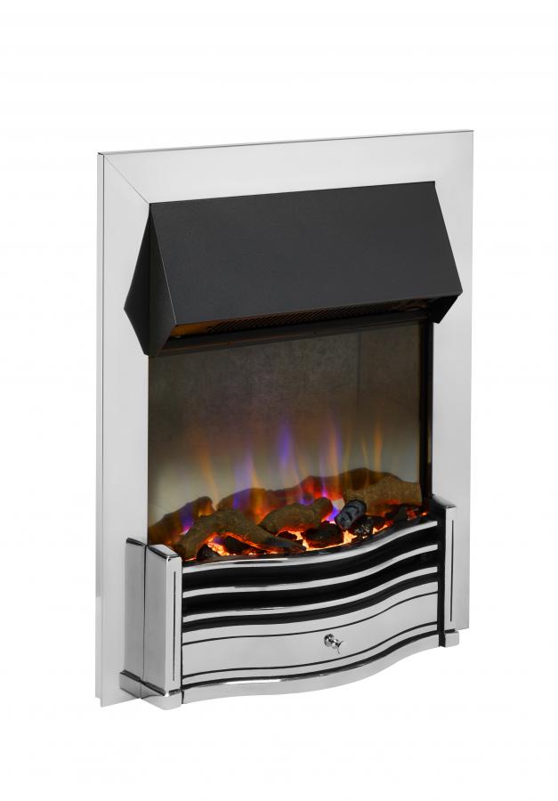 DIMPLEX OPTIFLAME DUMFRIES CHROME 3D INSET FIRE 2KW