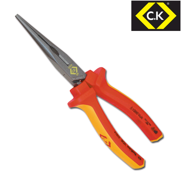 CK Redline VDE Snipe Nose Plier 200mm 