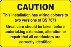 Industrial Signs Mixed Cable Notice (Pack 10) 