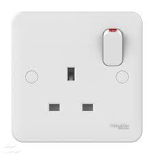 Schneider Lisse 1G 13A DP Switched Socket 