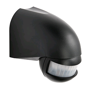 Saxby IP44 PIR Security Detector Black