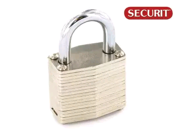 Securit 6124998 Laminated Padlock Brass Cylinder 50mm S1116