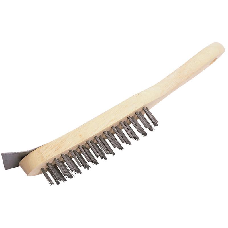 Draper Wire Brush & Scraper 4 Row