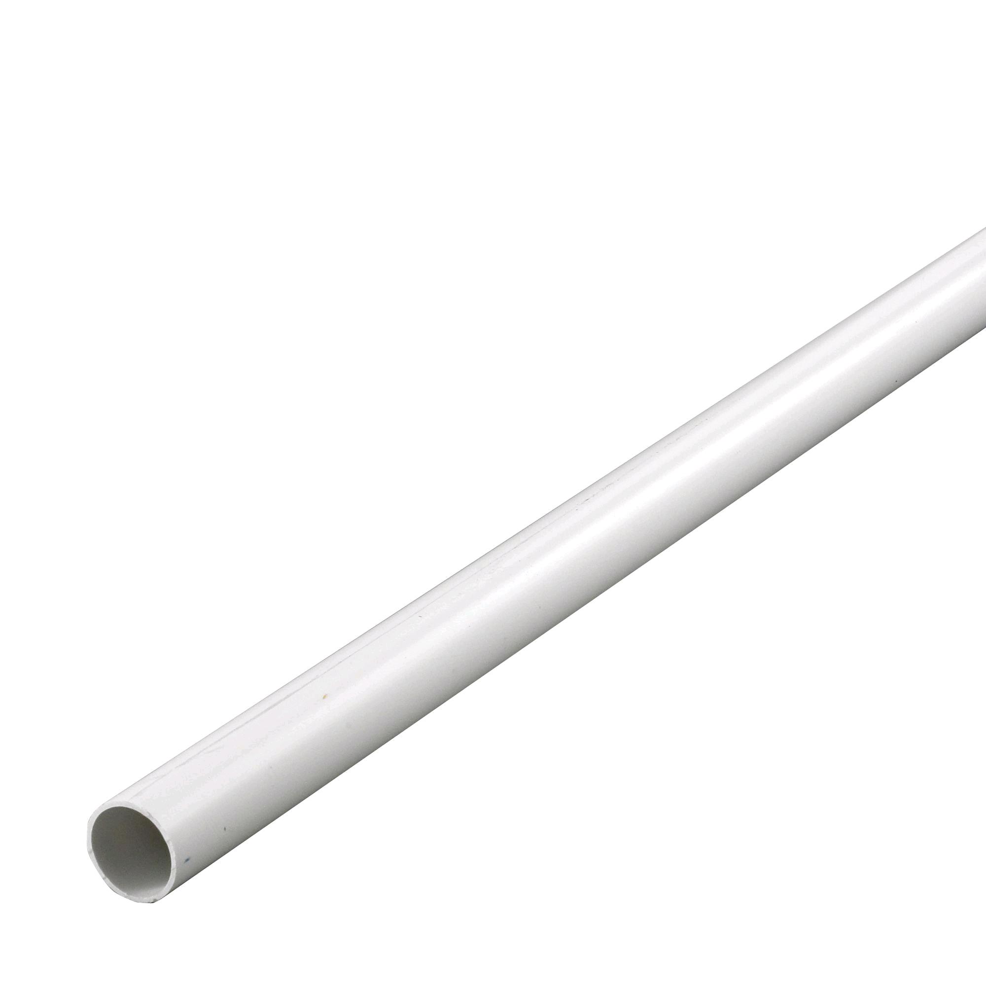 Floplast 68mm Round Downpipe 2.5mtr White 