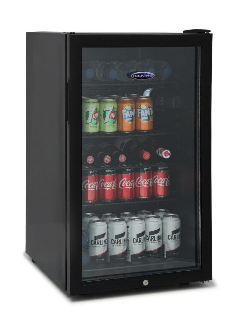 Iceking Undercounter Glass Door Drinks Chiller115ltr H850 W495 D535 