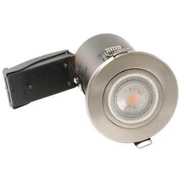 BG GU10 Downlight Fire Rated Satin Nickel 