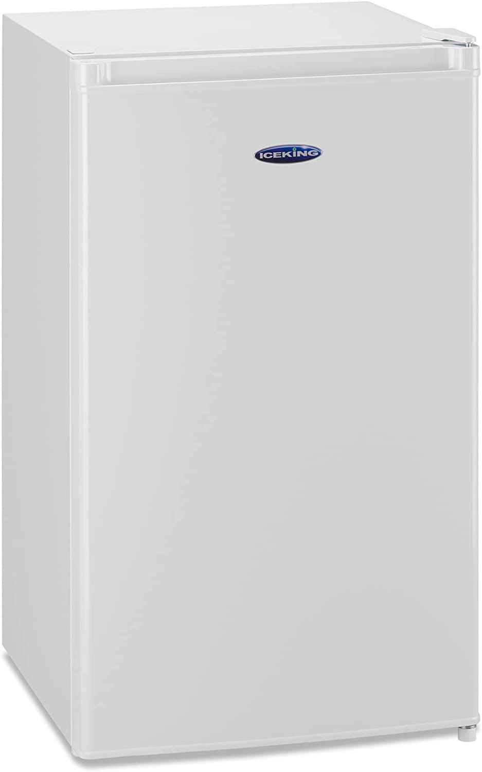 IceKing RL111WL Freestanding Under Counter White Larder Fridge