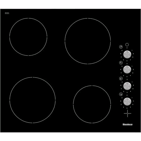 Blomberg Ceramic Electric Hob 60cm Frameless Black
