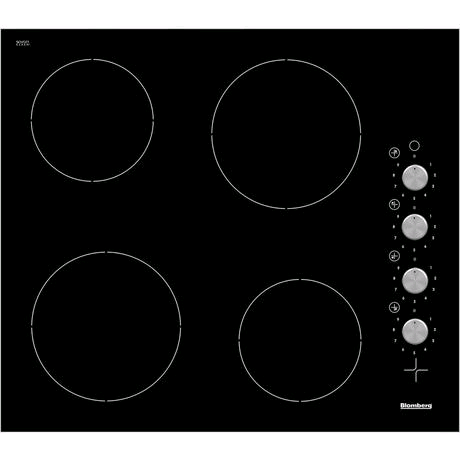 Blomberg Ceramic Hob 60cm Frameless Black