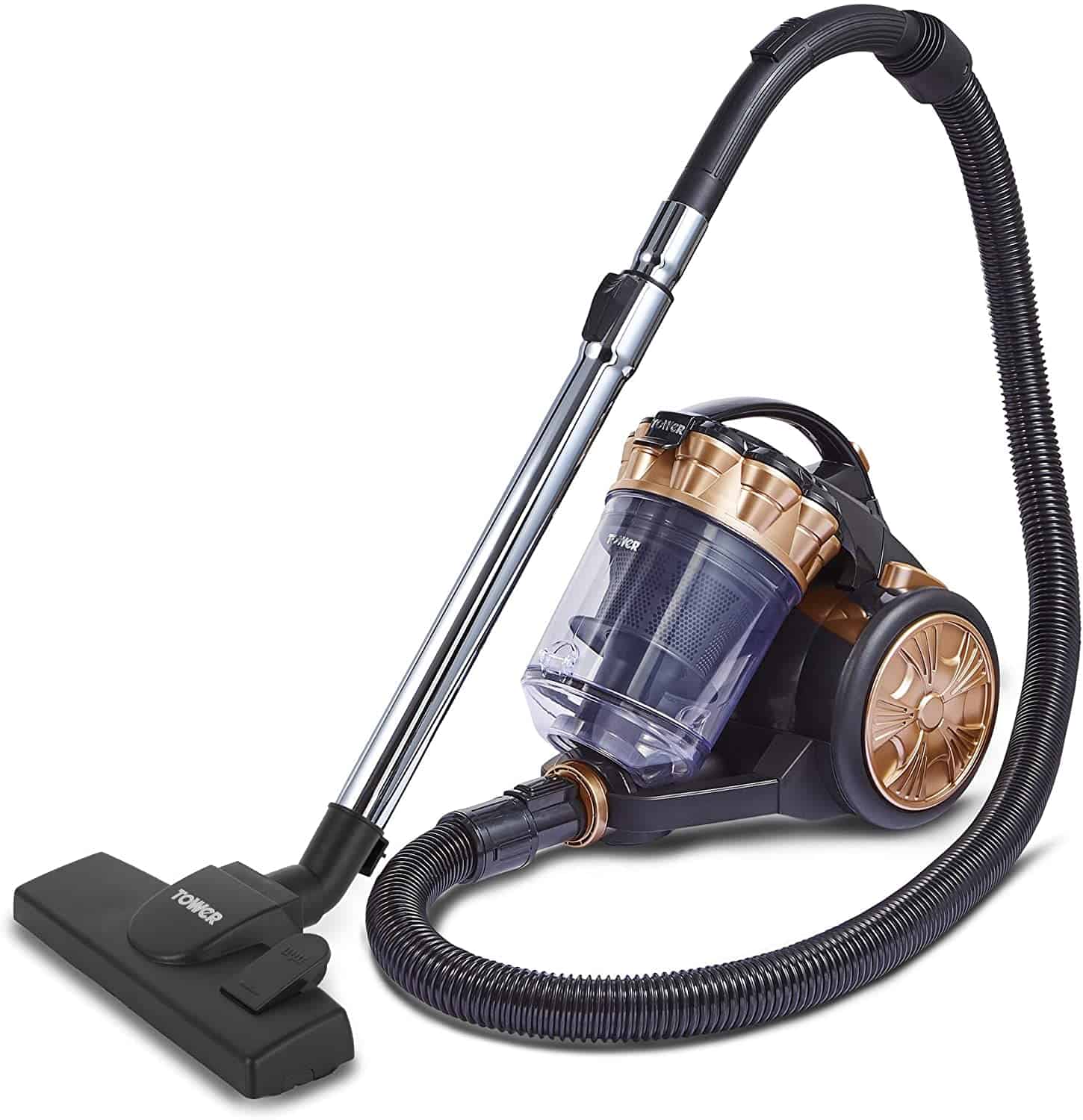Tower RXP10 T102000 Bagless Lightweight Multi Cyclonic Vacuum Cleaning Cylinder Pets