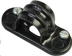 Niglon 20mm Spacer Bar Saddle Black SB20B