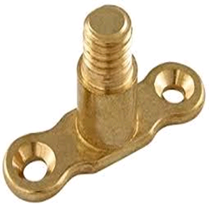 Brass Back Plate 10mm Male 