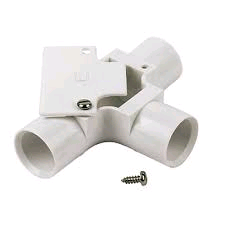 Falcon Conduit Inspection Tee 20mm White 