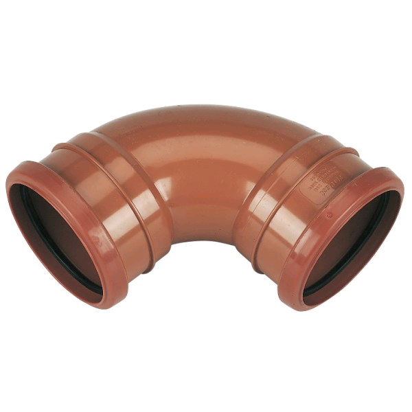 Floplast Double Socket Underground Bend 6D561 