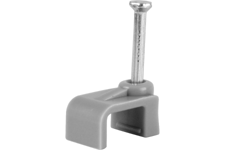 Q-Crimp 4 - 6mm T & E Clip Grey (Box 100)