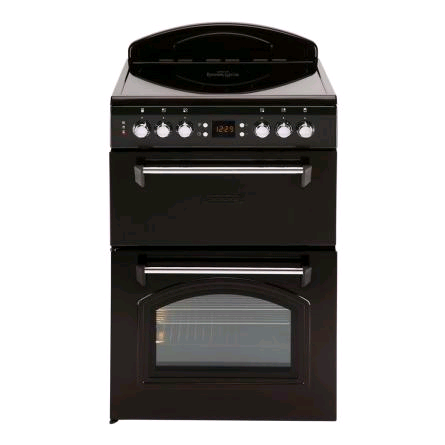 LEISURE ELECTRIC DOUBLE OVEN BLACK CERAMIC