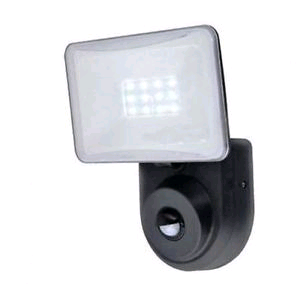 Knightsbridge 6W IP44 LED Flood c/w PIR Black 