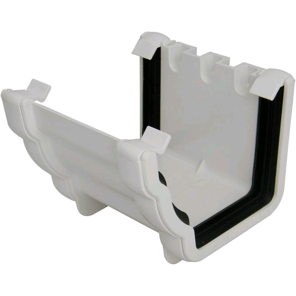 Floplast Niagara Square Guttering Union Bracket White