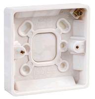 BG 1 Gang Surface Box 19mm