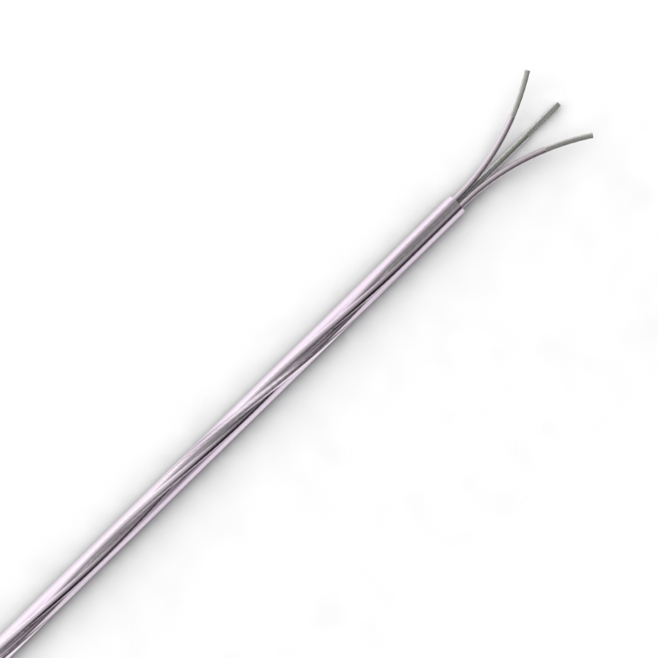 Cable 3 Core Round 0.75mm Crystal Clear FEP/PVC