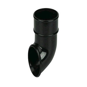 Floplast 68mm Downpipe Shoe in Black